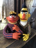 70s Vintage Sesame Street Hand Puppet Doll Ernie Bert Large Version (A106) 