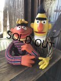 70s Vintage Sesame Street Hand Puppet Doll Ernie Bert Large Version (A106) 