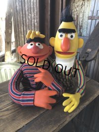 70s Vintage Sesame Street Hand Puppet Doll Ernie Bert Large Version (A106) 