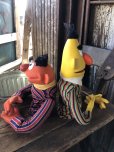 画像6: 70s Vintage Sesame Street Hand Puppet Doll Ernie Bert Large Version (A106)  (6)