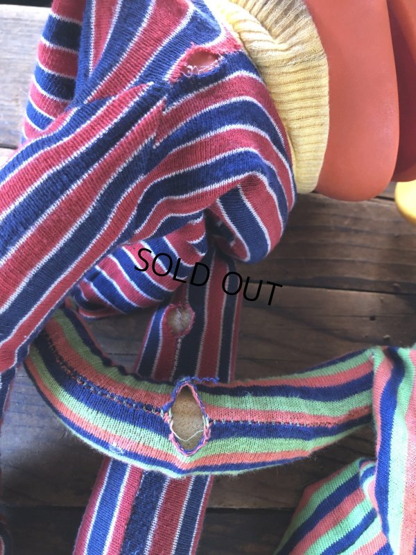 画像12: 70s Vintage Sesame Street Hand Puppet Doll Ernie Bert Large Version (A106) 