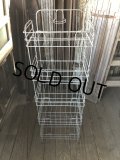 40s Vintage Metal Wire Store Display Shelf Stand Rack (A107) 