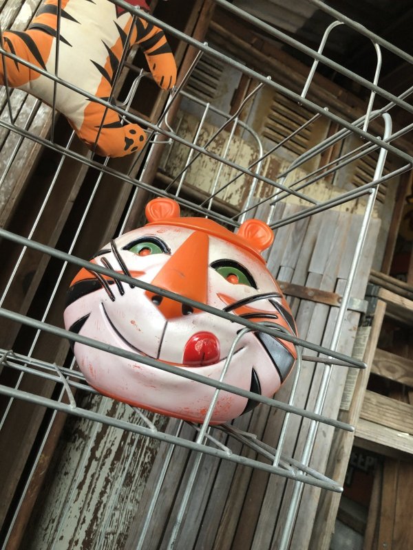 画像25: 40s Vintage Metal Wire Store Display Shelf Stand Rack (A107) 