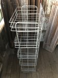 画像9: 40s Vintage Metal Wire Store Display Shelf Stand Rack (A107)  (9)