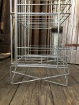 画像16: 40s Vintage Metal Wire Store Display Shelf Stand Rack (A107)  (16)