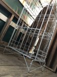 画像17: 40s Vintage Metal Wire Store Display Shelf Stand Rack (A107)  (17)