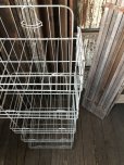 画像13: 40s Vintage Metal Wire Store Display Shelf Stand Rack (A107)  (13)