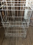 画像15: 40s Vintage Metal Wire Store Display Shelf Stand Rack (A107)  (15)
