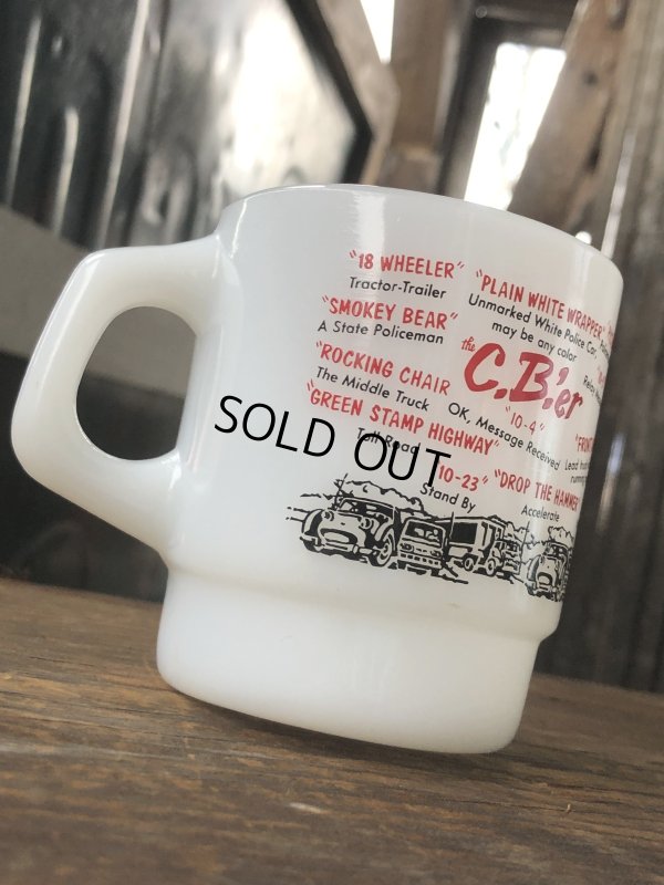 画像5: Vintage Anchor Hocking Fire King C.B. 'er  Mug (A110)