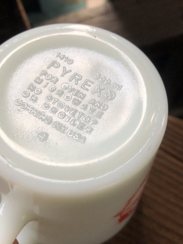 画像3: 70s Vintage Corning PYREX Merry Christmas Santa Claus Mug (A018)