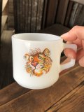 Vintage Fire King  EXXON Esso Tiger Mug (A111)