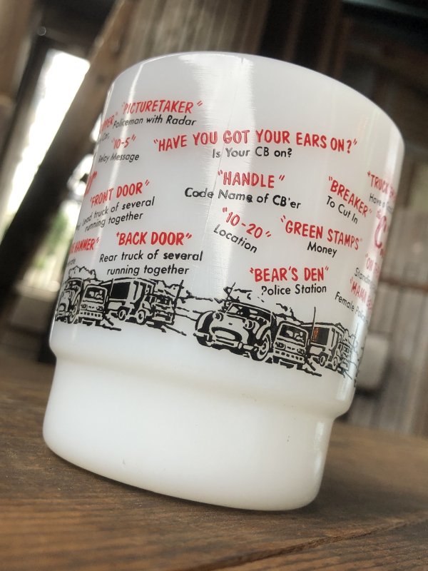 画像6: 80s Vintage Anchor Hocking Fire King C.B. 'er  Mug (A110)