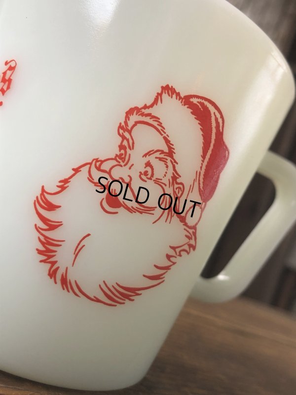 画像9: 70s Vintage Corning PYREX Merry Christmas Santa Claus Mug (A108)
