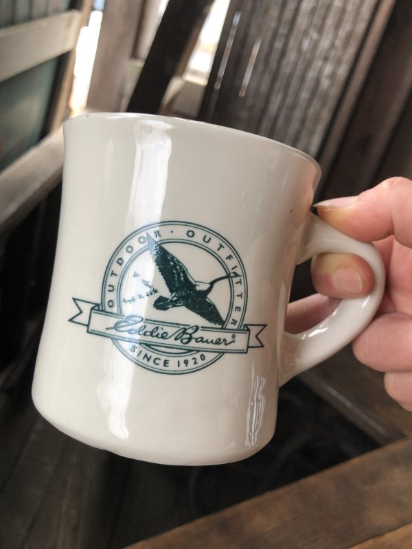 画像1: Vintage Heavy Ceramic Mug Eddie Bauer (A113)