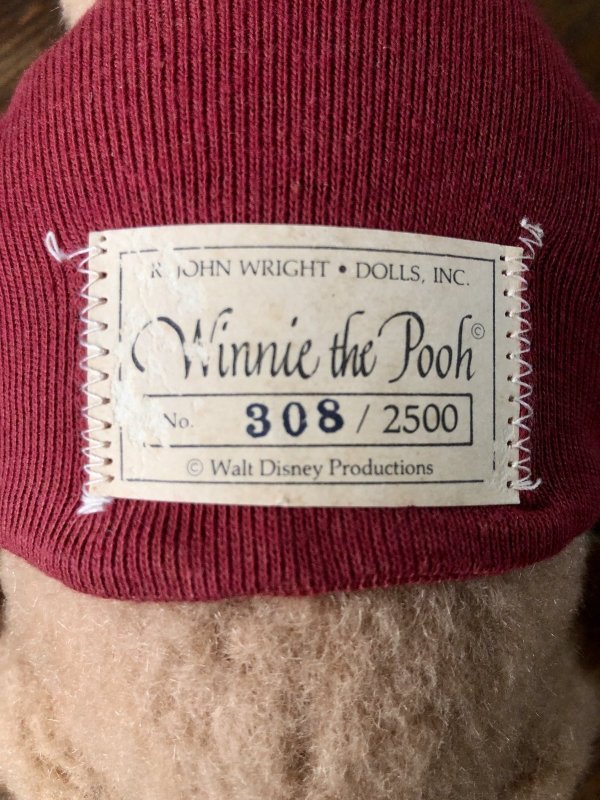 画像13: 80s R John Wright Christopher Robin and Winnie the Pooh limited edition Doll Set (A119) 