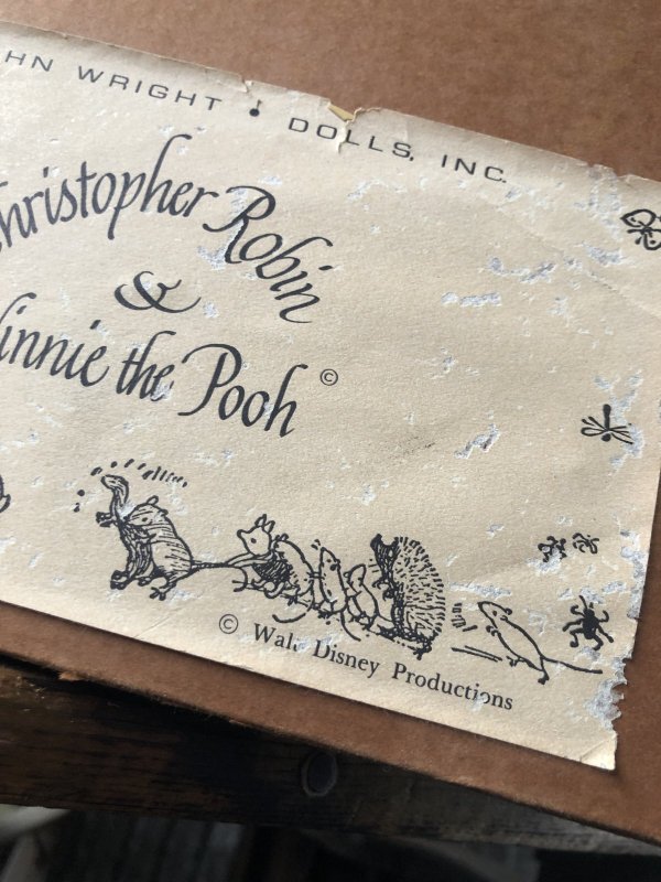 画像44: 80s R John Wright Christopher Robin and Winnie the Pooh limited edition Doll Set (A119) 