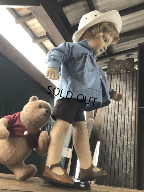 画像45: 80s R John Wright Christopher Robin and Winnie the Pooh limited edition Doll Set (A119) 