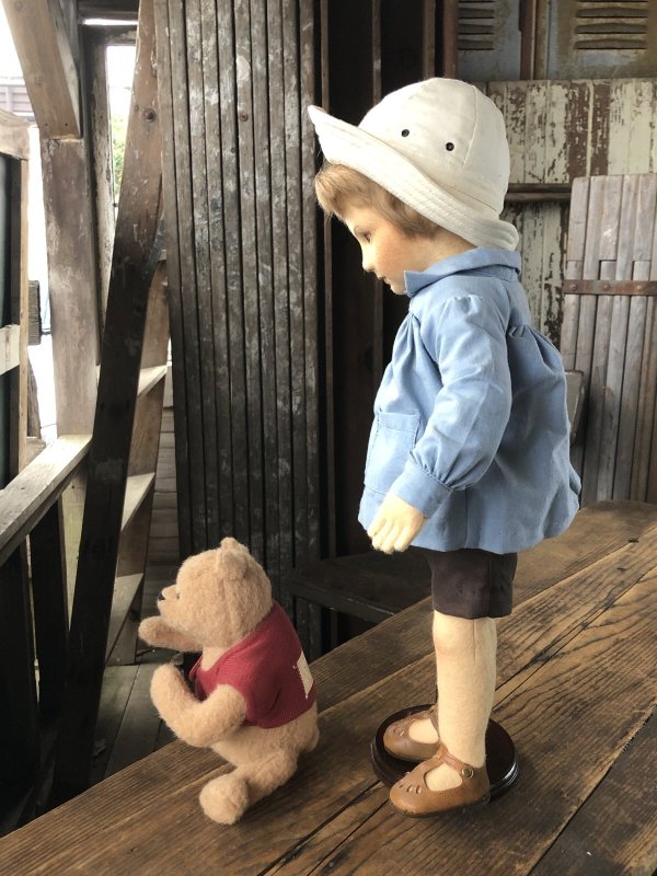 画像5: 80s R John Wright Christopher Robin and Winnie the Pooh limited edition Doll Set (A119) 