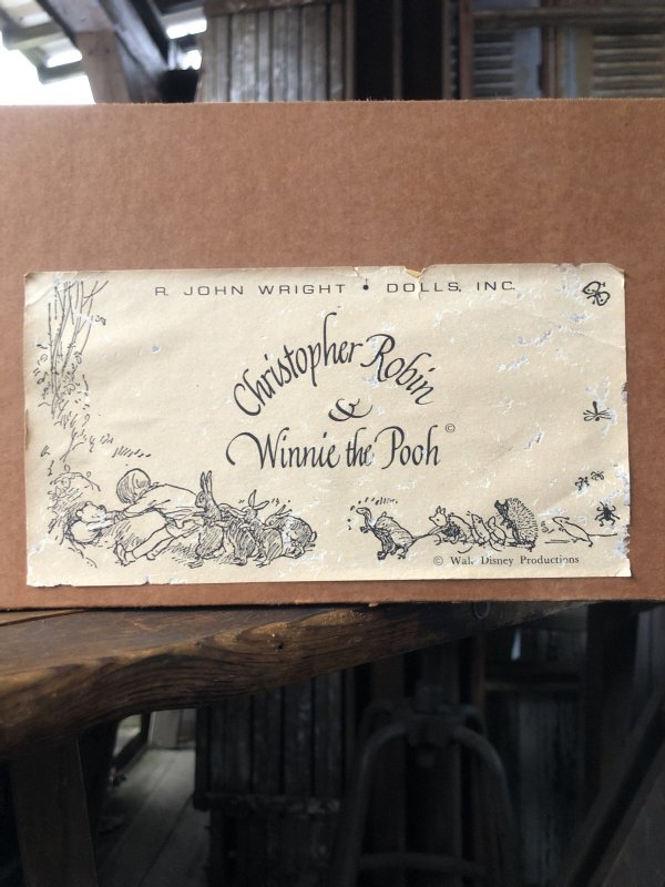 画像42: 80s R John Wright Christopher Robin and Winnie the Pooh limited edition Doll Set (A119) 
