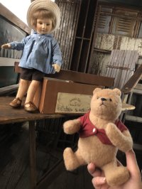 80s R John Wright Christopher Robin and Winnie the Pooh limited edition Doll Set (A119) 