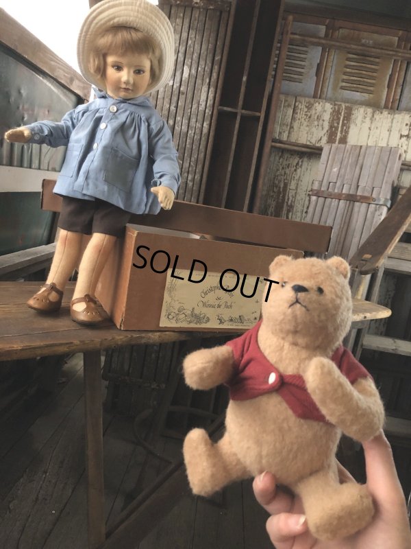 画像1: 80s R John Wright Christopher Robin and Winnie the Pooh limited edition Doll Set (A119) 