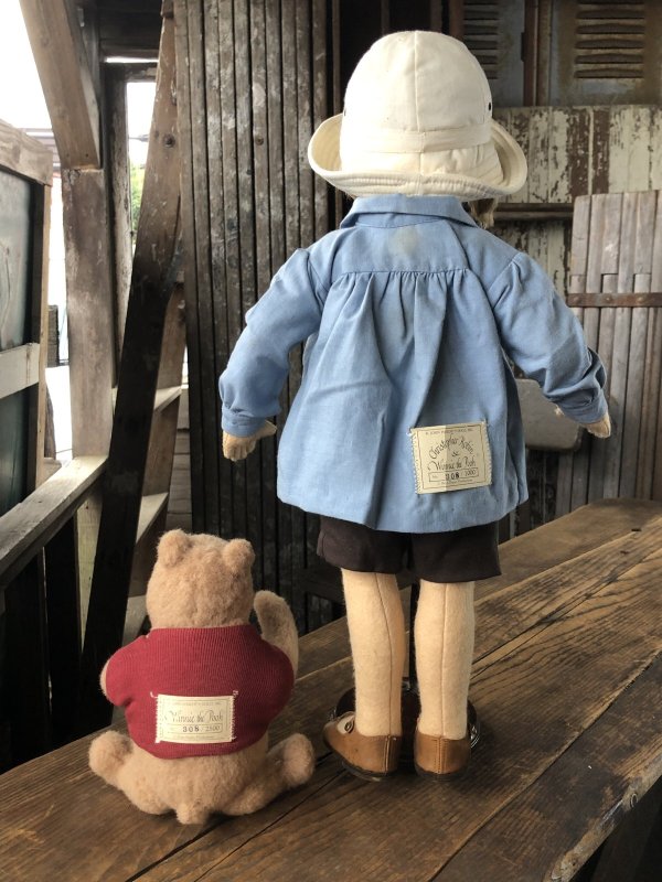 画像6: 80s R John Wright Christopher Robin and Winnie the Pooh limited edition Doll Set (A119) 