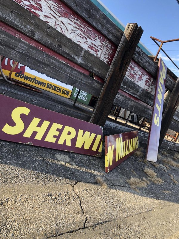 画像23: Vintage Advertising Sherwin Williams Paint Store Display Metal Sign Huge 488cm (A120) 