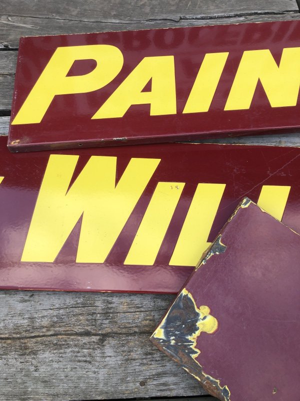 画像14: Vintage Advertising Sherwin Williams Paint Store Display Metal Sign Huge 488cm (A120) 