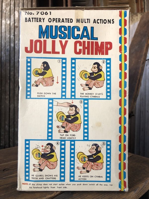 画像11: Vintage Musical Jolly Chimp Cymbal Monkey Daishin Japan w/box Works! (A121)