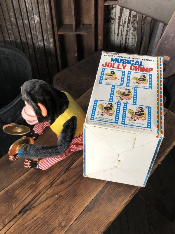 画像8: Vintage Musical Jolly Chimp Cymbal Monkey Daishin Japan w/box Works! (A121)