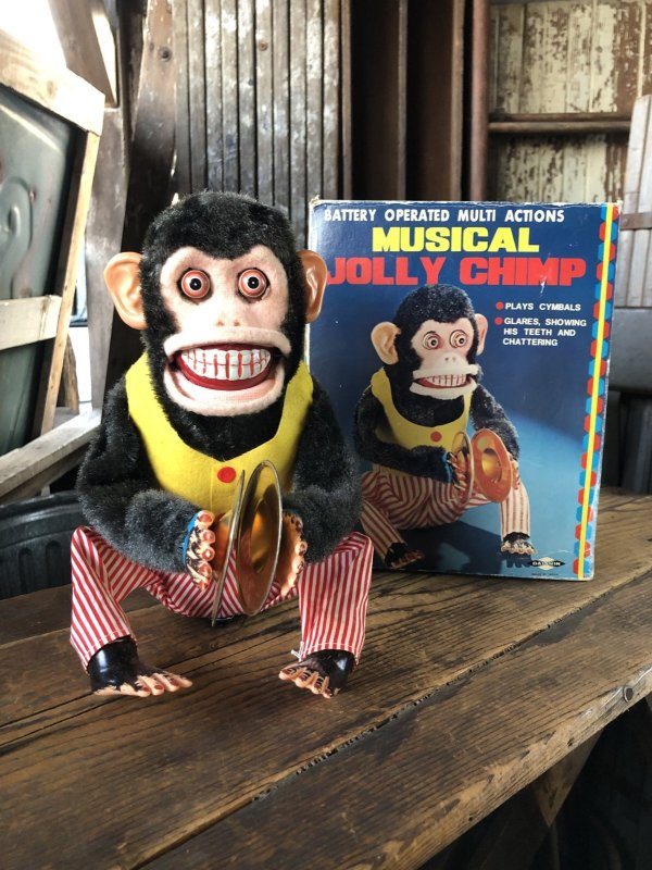 画像5: Vintage Musical Jolly Chimp Cymbal Monkey Daishin Japan w/box Works! (A121)