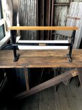 Vintage General Store Counter Top Paper Roll Holder Cutter Dispenser (A123) 
