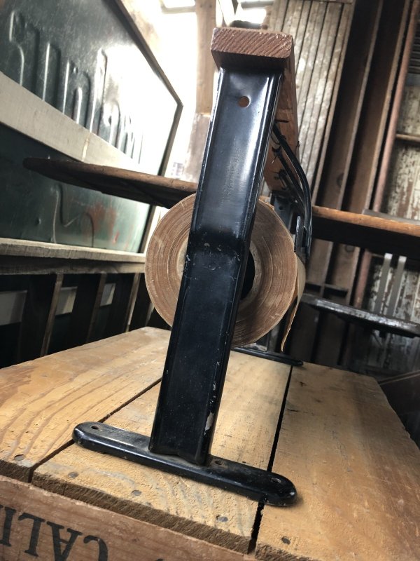 画像16: Vintage General Store Counter Top Paper Roll Holder Cutter Dispenser (A124) 