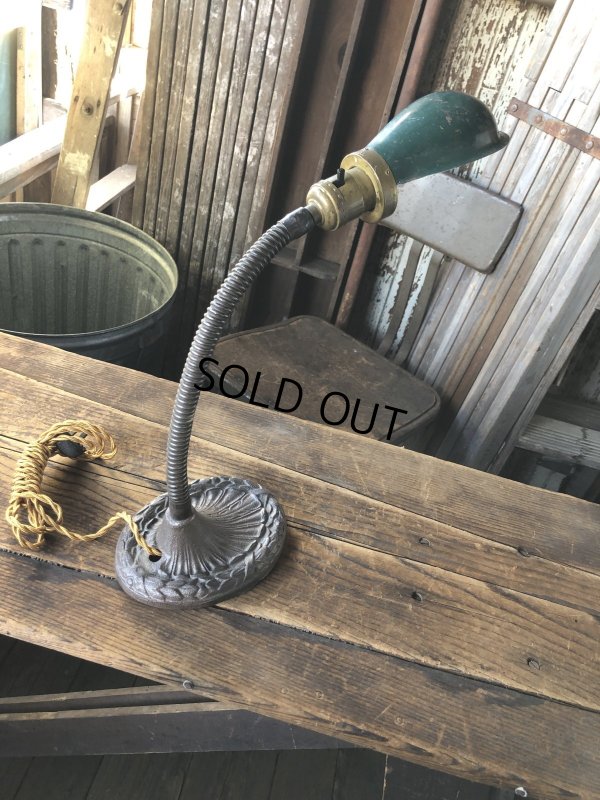 画像5: Vintage Underwater Laboratories Gooseneck Desk Lamp (A125)