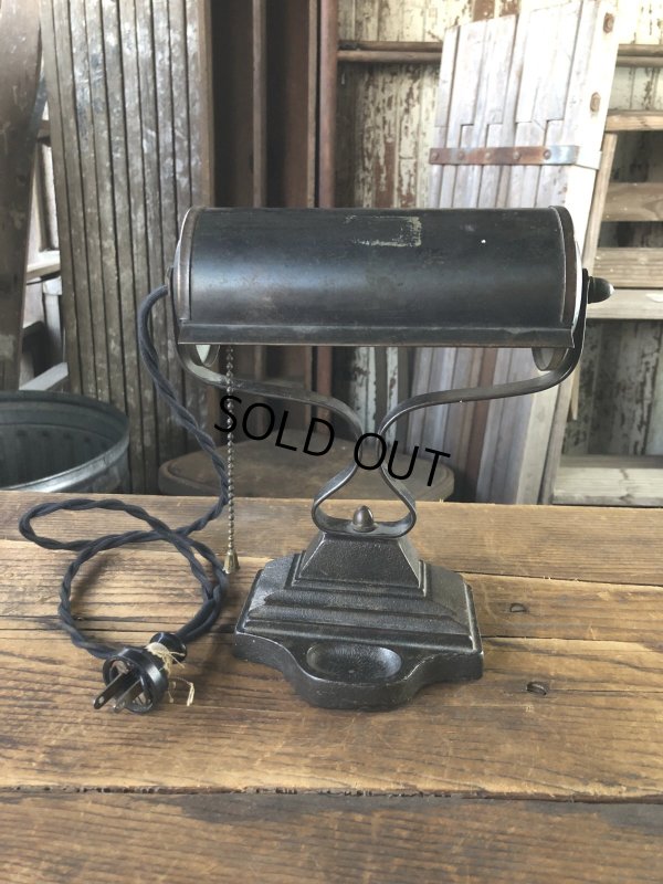 画像20: Vintage Metal Desk Bankers Lamp (A126)