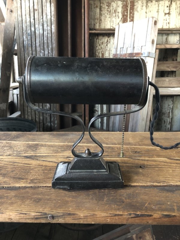 画像4: Vintage Metal Desk Bankers Lamp (A126)