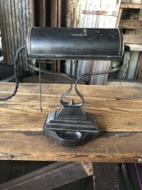 Vintage Metal Desk Bankers Lamp (A126)