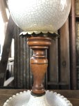 画像11: Vintage MCM Wood x Ceramic Table Lamp Set (A128) (11)