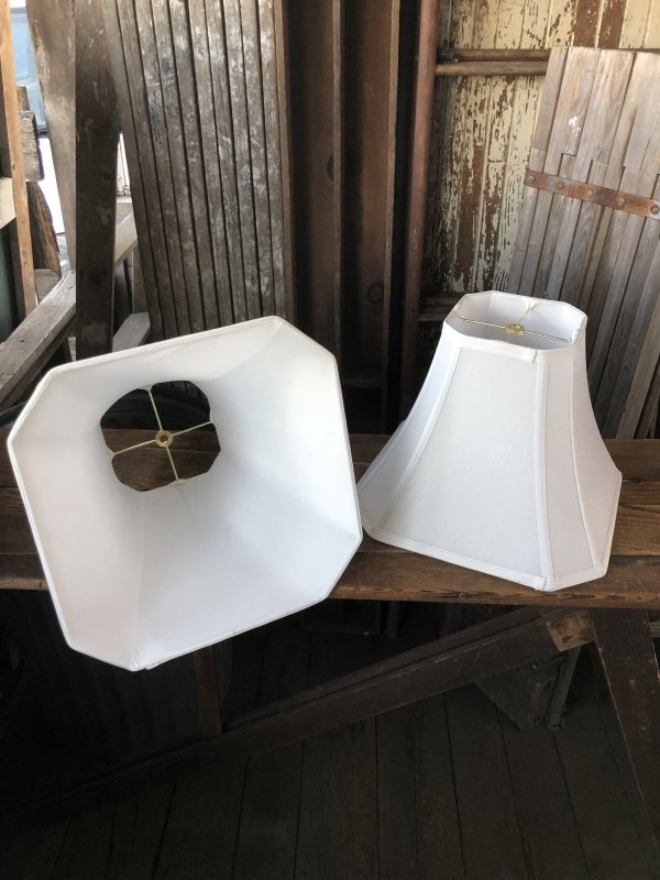 画像32: Vintage MCM Wood x Ceramic Table Lamp Set (A128)