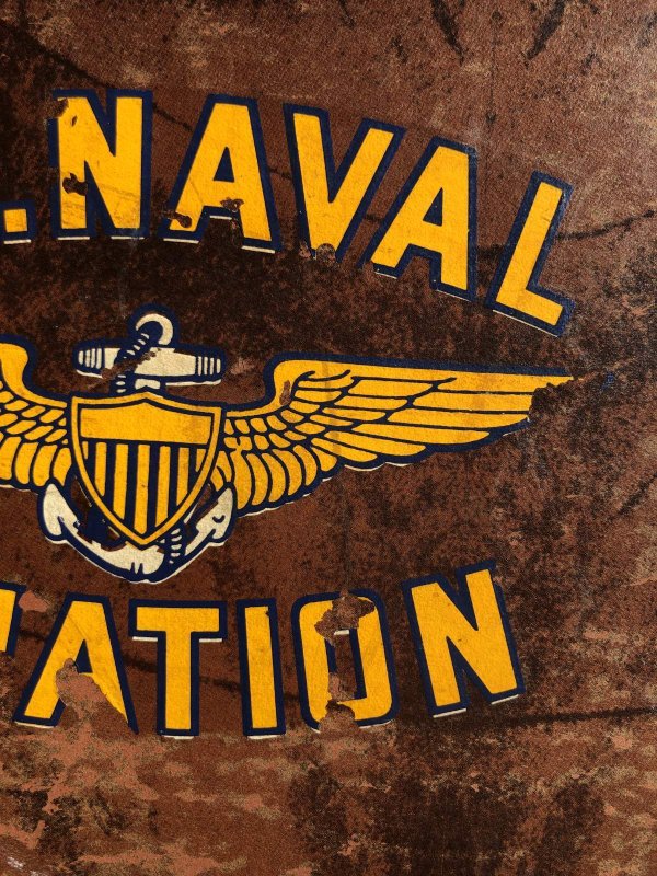 画像12: Vintage WW2 US NAVAL AVIATION Samsonite Military Suitcase Trunk (A129) 