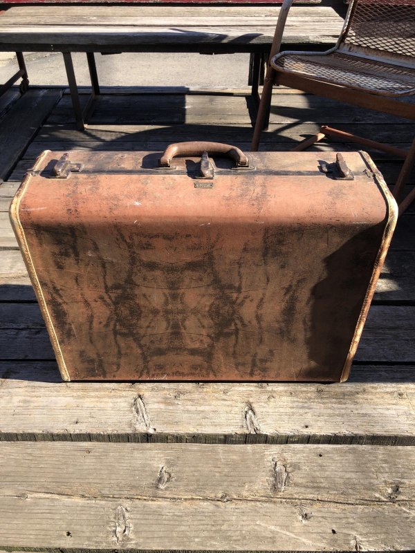 画像6: Vintage WW2 US NAVAL AVIATION Samsonite Military Suitcase Trunk (A129) 