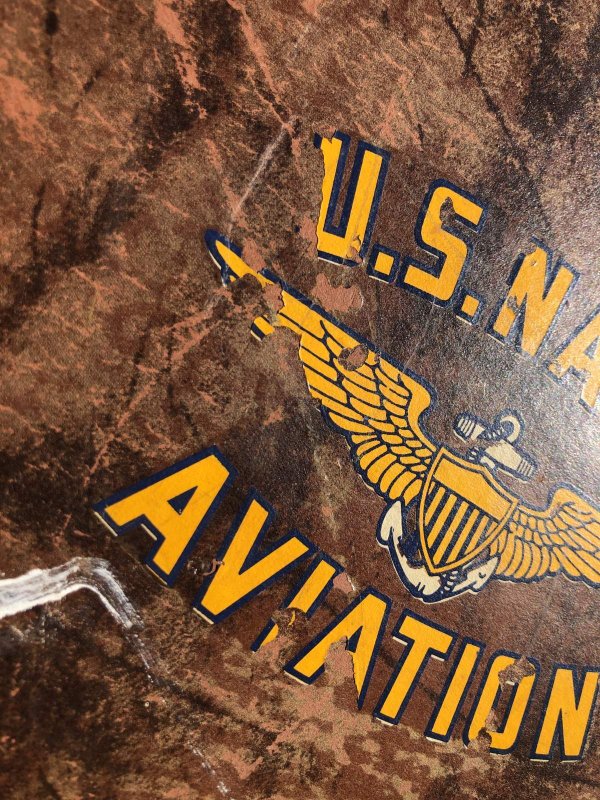 画像11: Vintage WW2 US NAVAL AVIATION Samsonite Military Suitcase Trunk (A129) 