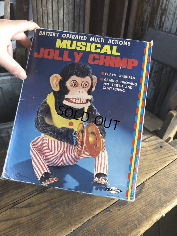 画像18: Vintage Musical Jolly Chimp Cymbal Monkey Daishin Japan w/box Works! (A121)