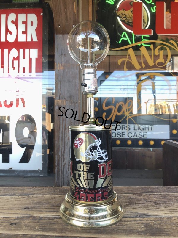 画像1: 90s Vintage The 49ers Super Bowl Champion Lamp (A121) 
