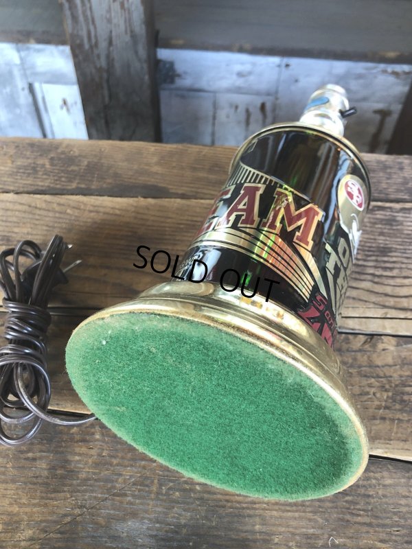 画像11: 90s Vintage The 49ers Super Bowl Champion Lamp (A121) 