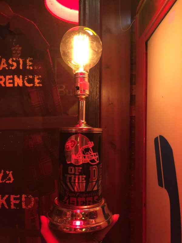 画像16: 90s Vintage The 49ers Super Bowl Champion Lamp (A121) 