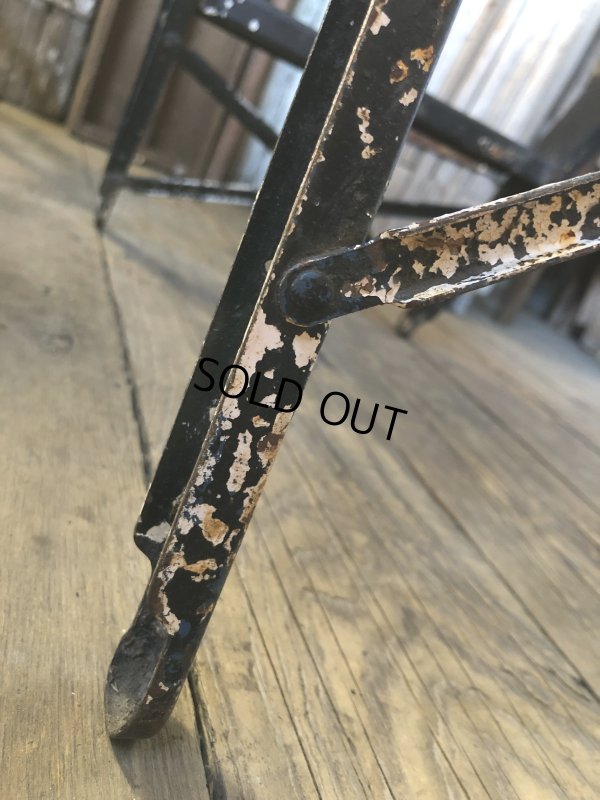 画像11: Vintage Metal Step Ladder (A133)