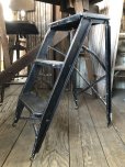 画像3: Vintage Metal Step Ladder (A133) (3)