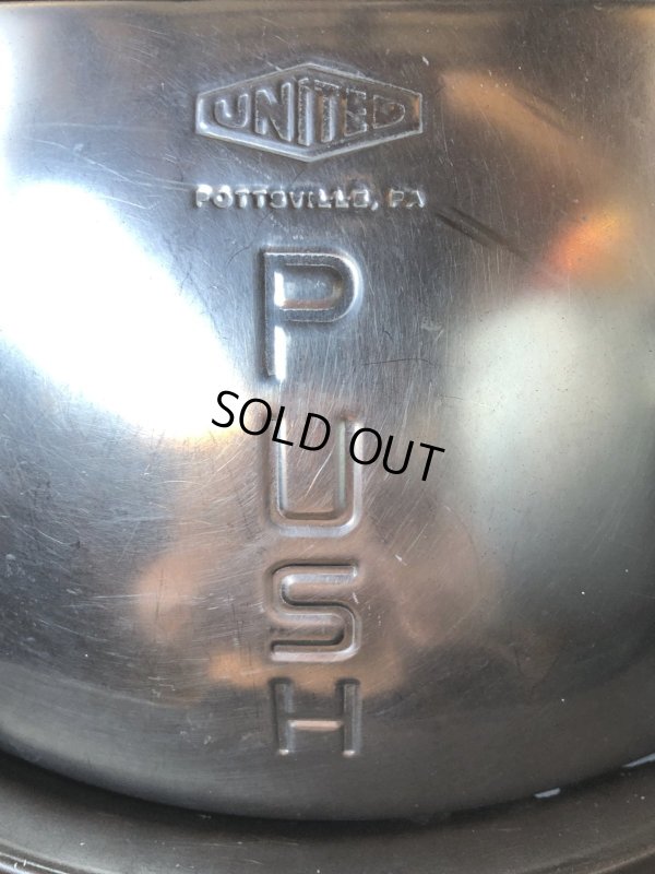 画像3: Vintage UNITED Pennsylvania Industrial Dome Top Torpedo Trash Can (A135)