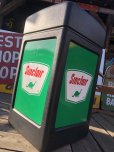 画像10: Vintage Sinclair Oil Gas Station Trash Can Unit (A136) (10)